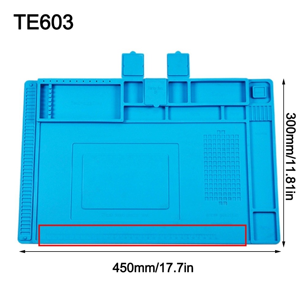 Electronics Repair Desk - Estação de solda de silicone esteira